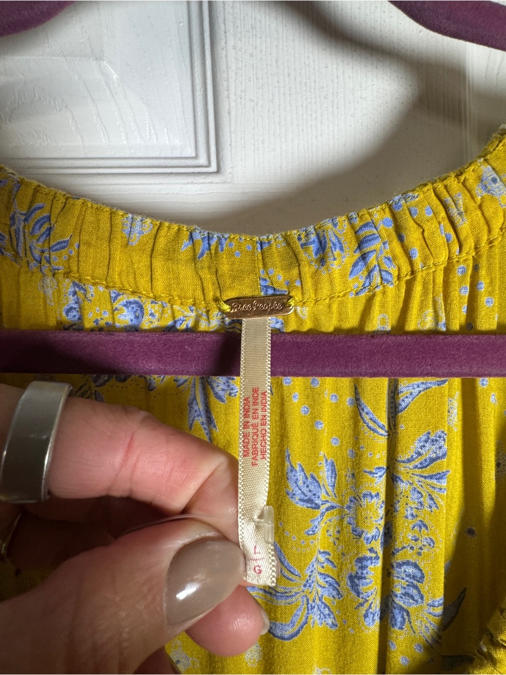 Free People Golden Hour Maxi Dress in Eqyptian Palm Combo - Picture 4 of 5